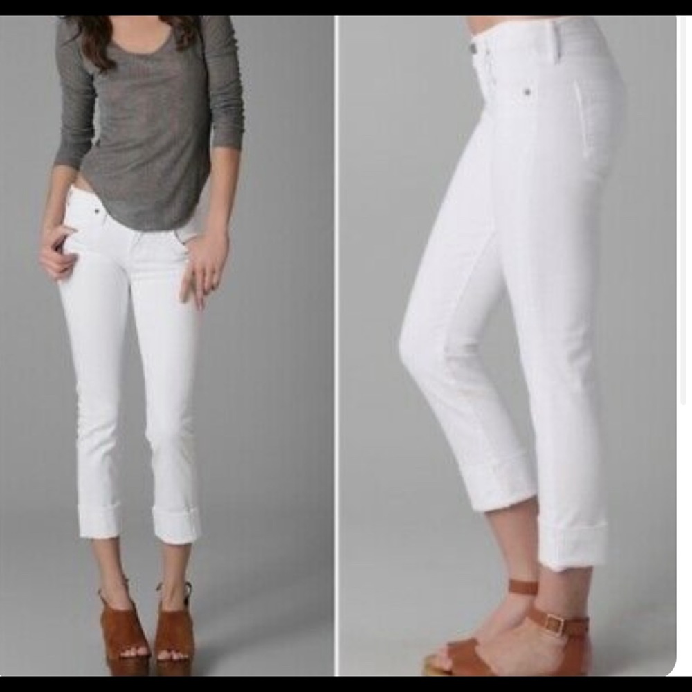 Citizens of Humanity Dani Cropped Straight Leg - WHITE SIZE 27